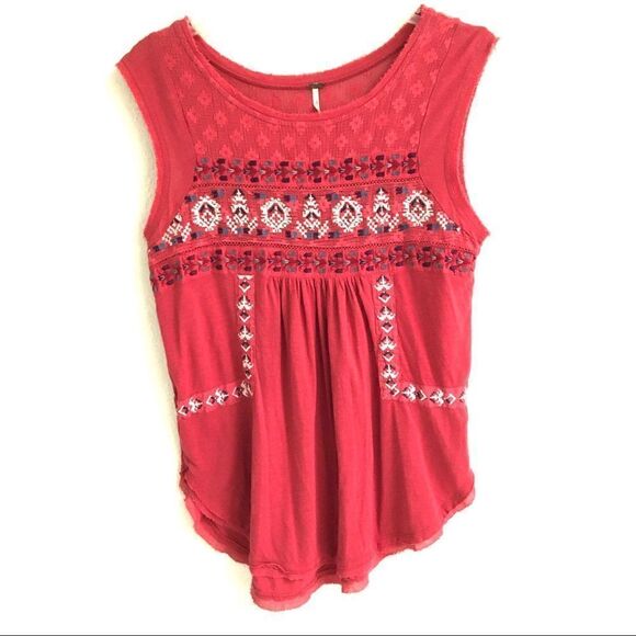 Free People embroidered tank top XS - Picture 6 of 13